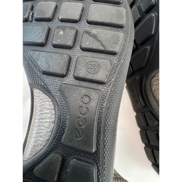 Ecco Jab Toggle Leather Metallic Slingback Sandals Sz 6 / 36  Woman’s Outdoor‎ - Picture 8 of 9